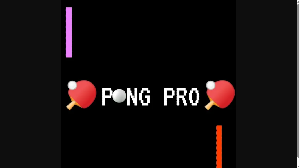 Pong Pro game