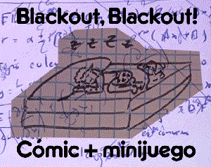 Blackout Blackout! Cómic+ Minijuego game
