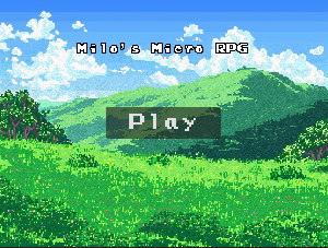 Milo'S Micro Rpg game