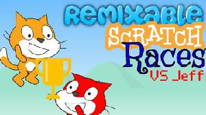 Remixable Scratch Cat Races - Xy Scrolling Vs Jeff. Newgrounds Edition game