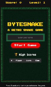 play Bytesnake: A Retro Snake Game