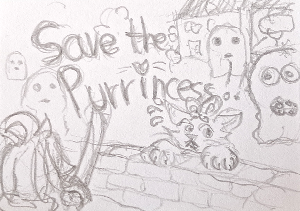 Save The Purrincess game