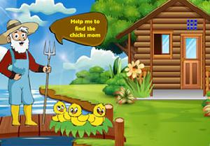 Farmer Searching Chick Mom game
