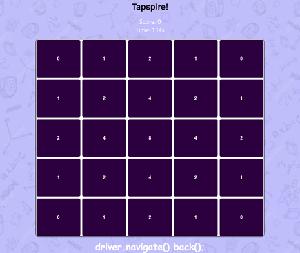 Tapspire - Selenium Java game