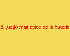 El Juego Mas Epico De La Historia game