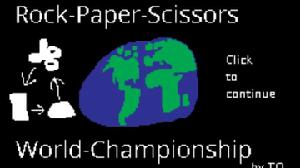 Rock Paper Scissors World Champtionship game