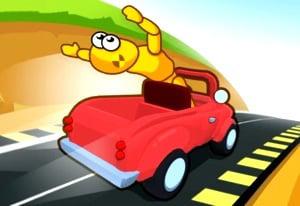 Downhill Car Ride Crash Test game