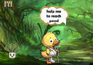 Wounded Duckling Reach Pond game