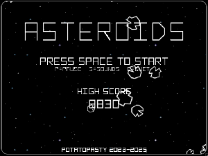 Asteroids game