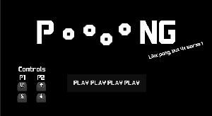 Poooong game