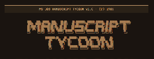 play Manuscript Tycoon